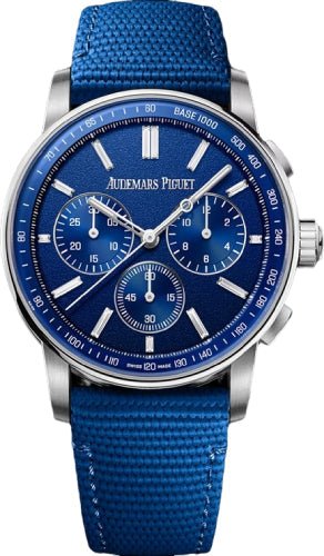 Audemars Piguet Code 11.59 Selfwinding Chronograph 41 mm Blue grained dial – 26439NB.OO.A346KB.01