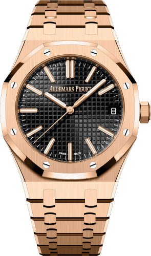 Audemars Piguet Royal Oak 41mm Selfwinding “50th Anniversary” Rose Gold Black Dial 15510OR.OO.1320OR.02