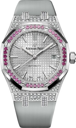 Audemars Piguet Royal Oak 37mm Selfwinding White Gold Sapphire Ruby – 15452BC.ZY.D007VE.01
