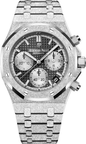 Audemars Piguet Royal Oak 41mm Frosted Gold Chronograph Black Dial – 26239BC.GG.1224BC.02