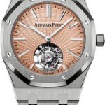 Audemars Piguet Royal Oak 41 mm Flying Tourbillon Titanium 41mm Salmon Dial – 26531TI.OO.1220TI.01