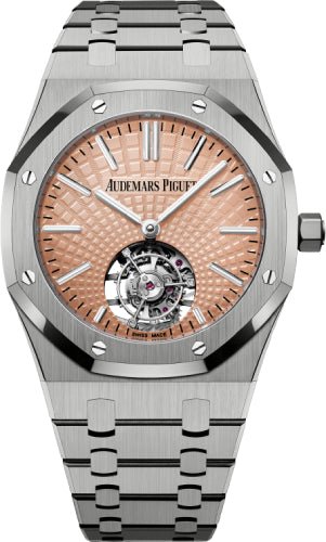 Audemars Piguet Royal Oak 41 mm Flying Tourbillon Titanium 41mm Salmon Dial – 26531TI.OO.1220TI.01