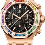 Audemars Piguet Offshore 37 mm Chronograph Pink Rose Gold Rainbow Black Dial – 26236OR.YY.D002CA.01