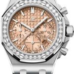 Audemars Piguet Royal Oak Offshore 37 mm Chronograph Stainless Steel Diamond Bezel Salmon Dial – 26231ST.ZZ.A178CA.01