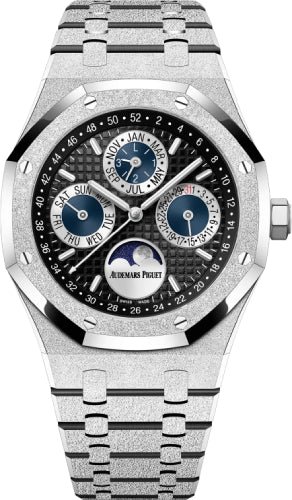 Audemars Piguet Royal Oak 41 mm Frosted Gold Perpetual Calendar “Japan” Black Dial – 26574BC.GG.1224BC.01