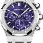 Audemars Piguet Royal Oak 41mm Chronograph White Gold Purple Dial – 26240BC.OO.1320BC.01