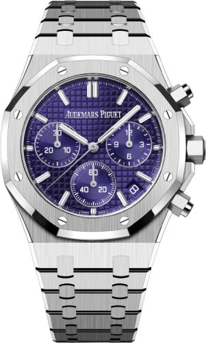 Audemars Piguet Royal Oak 41mm Chronograph White Gold Purple Dial – 26240BC.OO.1320BC.01