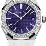 Audemars Piguet Royal Oak 37mm – White Gold Diamond Bezel Purple Dial – 15551BC.ZZ.1356BC.02