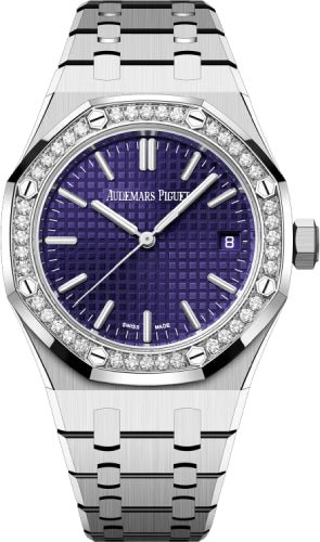 Audemars Piguet Royal Oak 37mm – White Gold Diamond Bezel Purple Dial – 15551BC.ZZ.1356BC.02